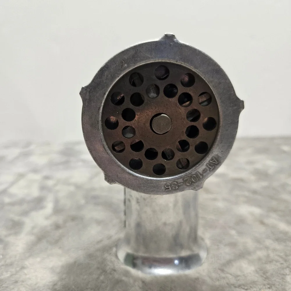 Vintage Dormeyer Meat Grinder Attachment AT-102-32 AT-102-35 Aluminum Mixer Part